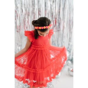 Sofia Red Tulle Dress