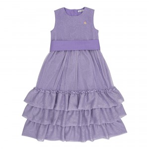 Arina Purple Long Dress