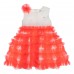 Audrey Neon Orange Dress