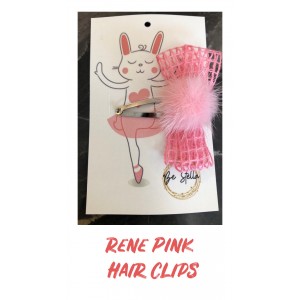 Rene Pink Hair Clip