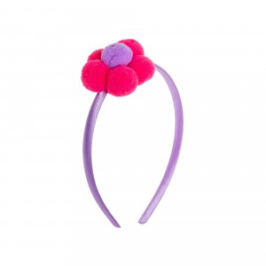 Poppy Pink and Purple Hairband