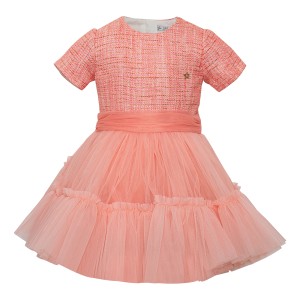 Lola Somon Tweed Elbise 