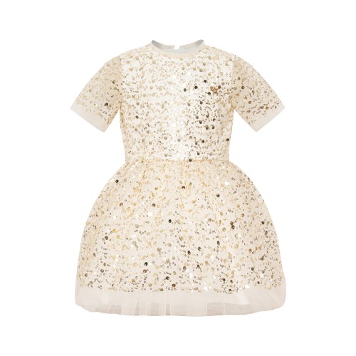 Ava Gold Elbise