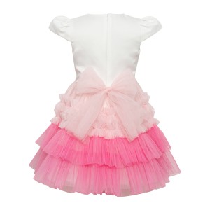 Rainbow Pembe Elbise