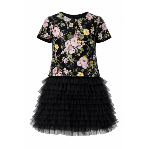 Gardenia Black Dress