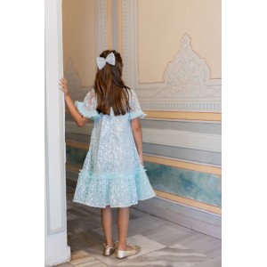 Fiona Mint Elbise