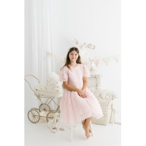 Gina Pembe Elbise