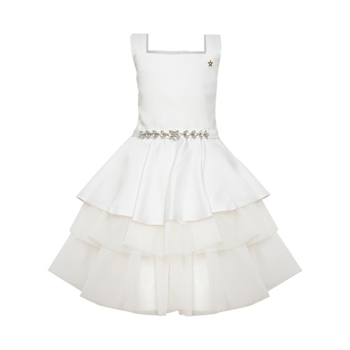 Kristal Beyaz Elbise